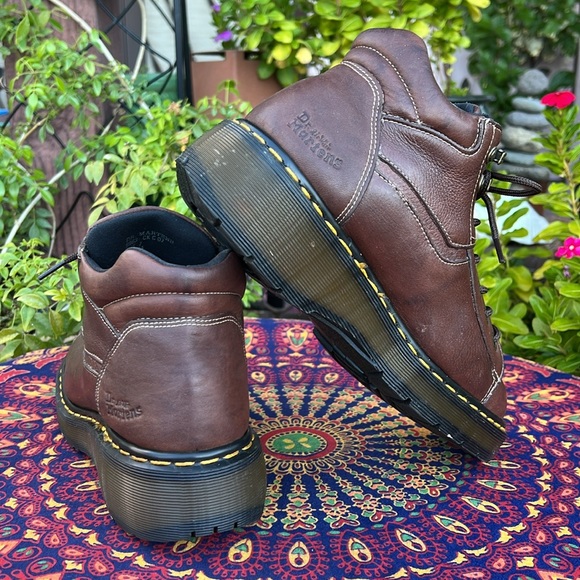 🏴 Dr. Martens MIE Chunky Vintage 7 Eye Platform Ankle Boots UK 7 - Picture 11 of 17